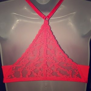 Pink by VS front snap bra with sexy back